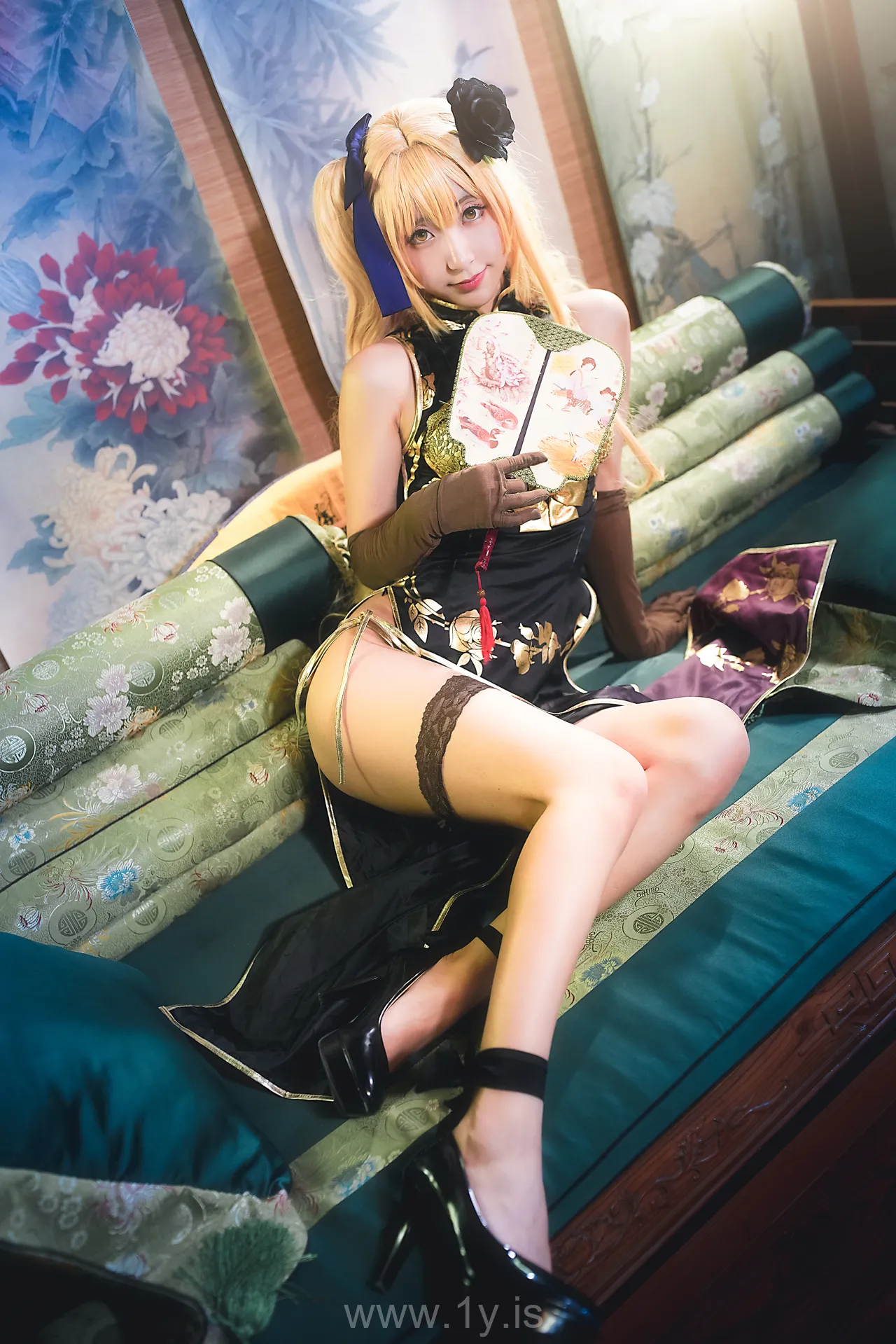 Coser@黑川 NO.018 Irresistible Asian Homebody Girl 金莲